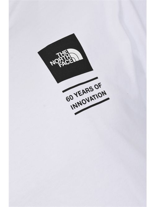 T-shirt TNF Celebration Relaxed Graphic in cotone White The North Face | NF0A8GARFN41